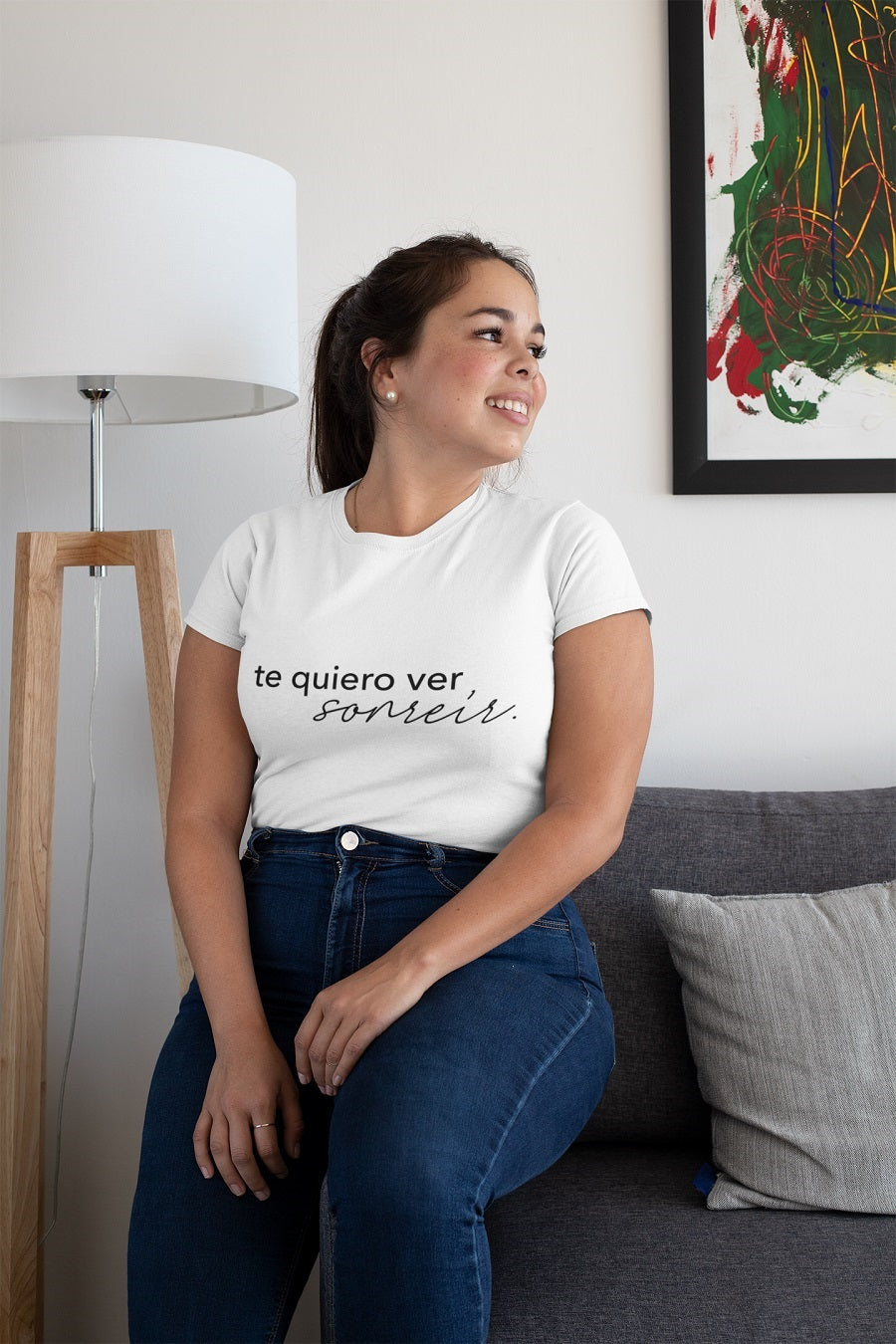 Te quiero ver sonreír
